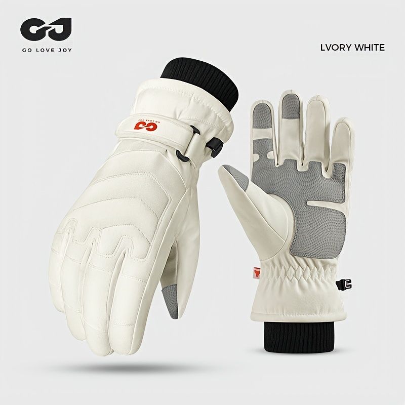Unisex Winter Ski Gloves with Touchscreen Compatibility view 9
