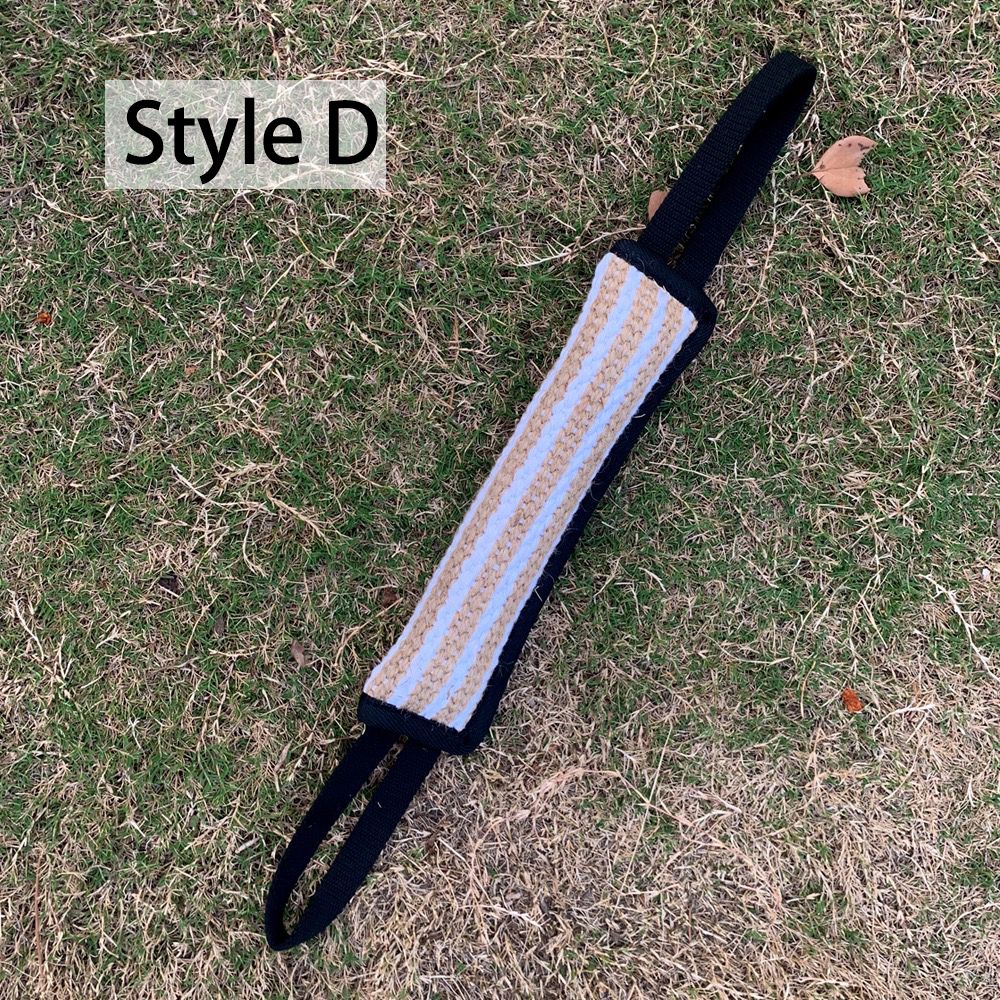 Interactive Tug-of-War Rope Toy for Dogs – Durable Natural Jute Bite Stick view 12