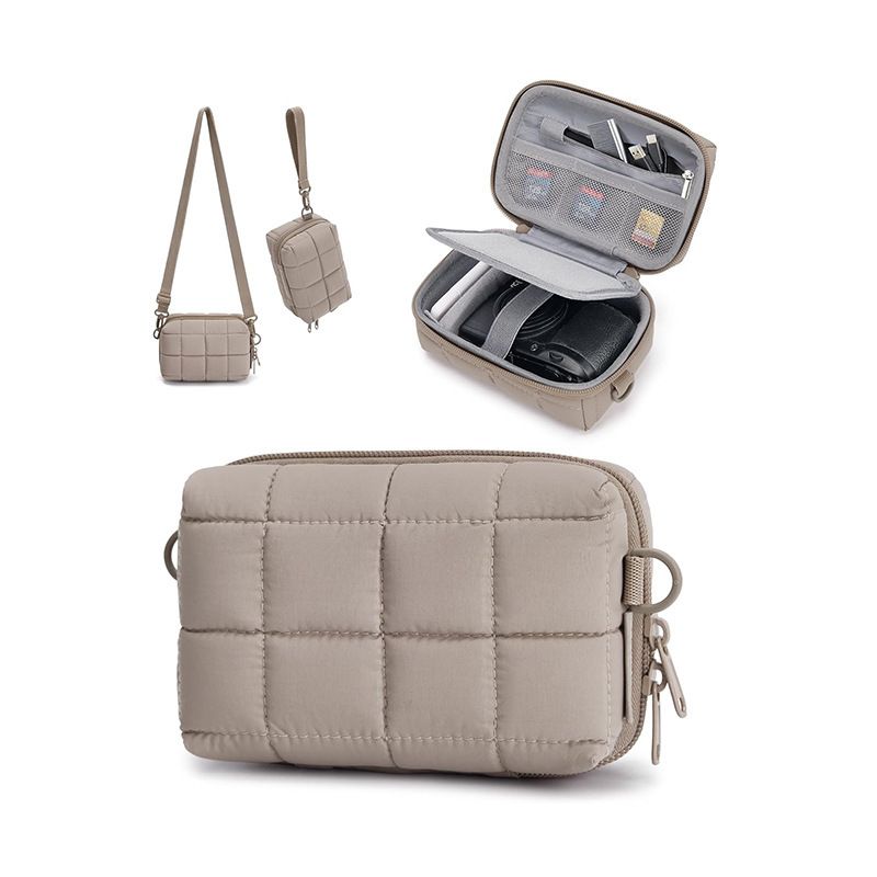 Puffy Puffer Camera Crossbody Bag with Adjustable Shoulder Strap view 7