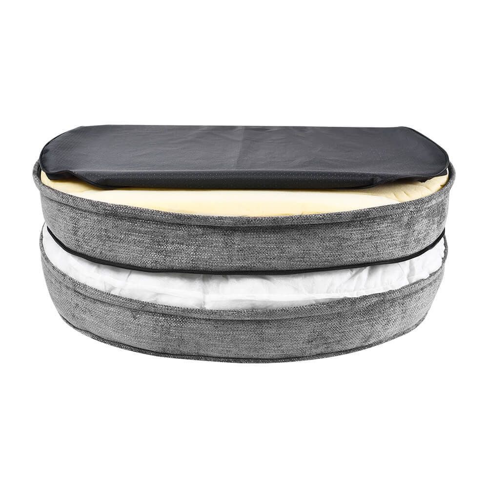 Plush Orthopedic Pet Sofa Bed with Bolstered Edges – Ultra-Soft Sponge Filled view 5