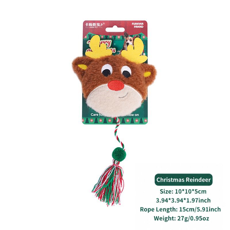 Delightful Christmas Catnip Cat Toys Set with Crinkle Sound – Soft Plush view 7