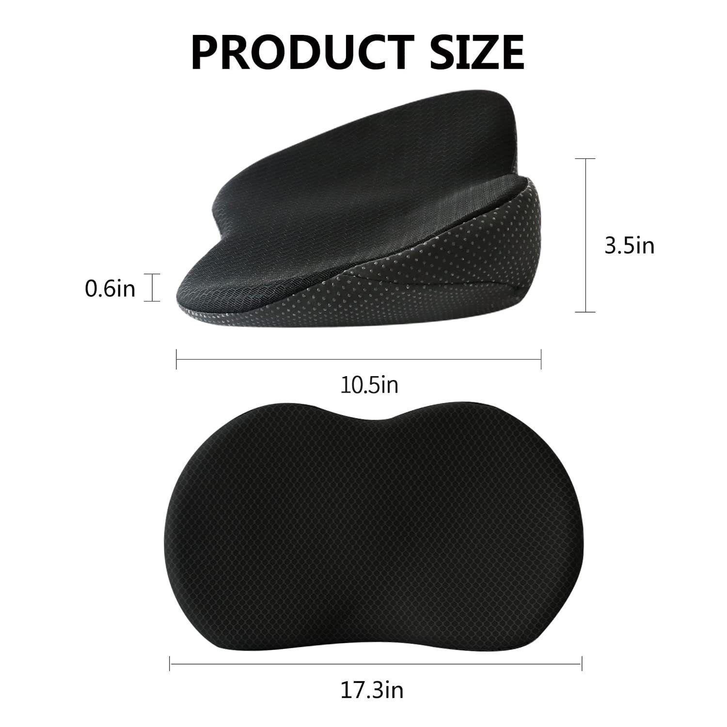 Premium Memory Foam Car Seat Cushion with Lumbar Support – Ergonomic Design view 2