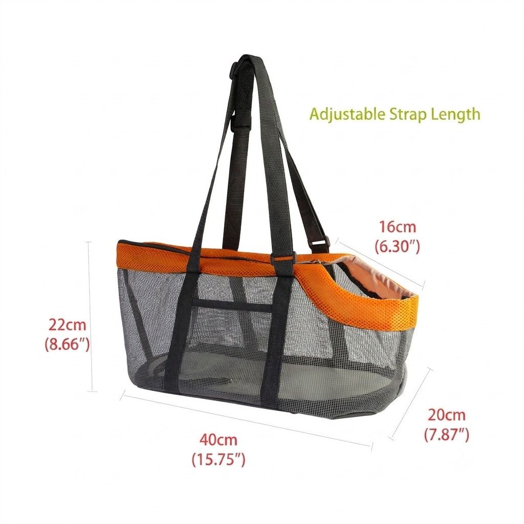 Cozy Mesh Pet Carrier for Cats and Small Dogs – Breathable view 2