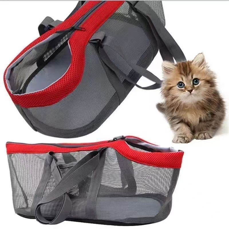 Cozy Mesh Pet Carrier for Cats and Small Dogs – Breathable view 9