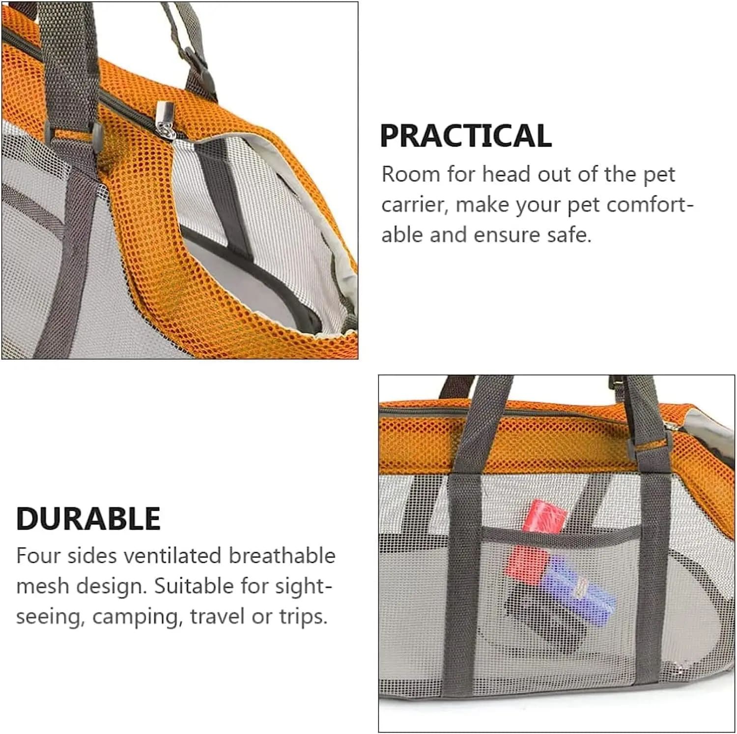 Cozy Mesh Pet Carrier for Cats and Small Dogs – Breathable view 6