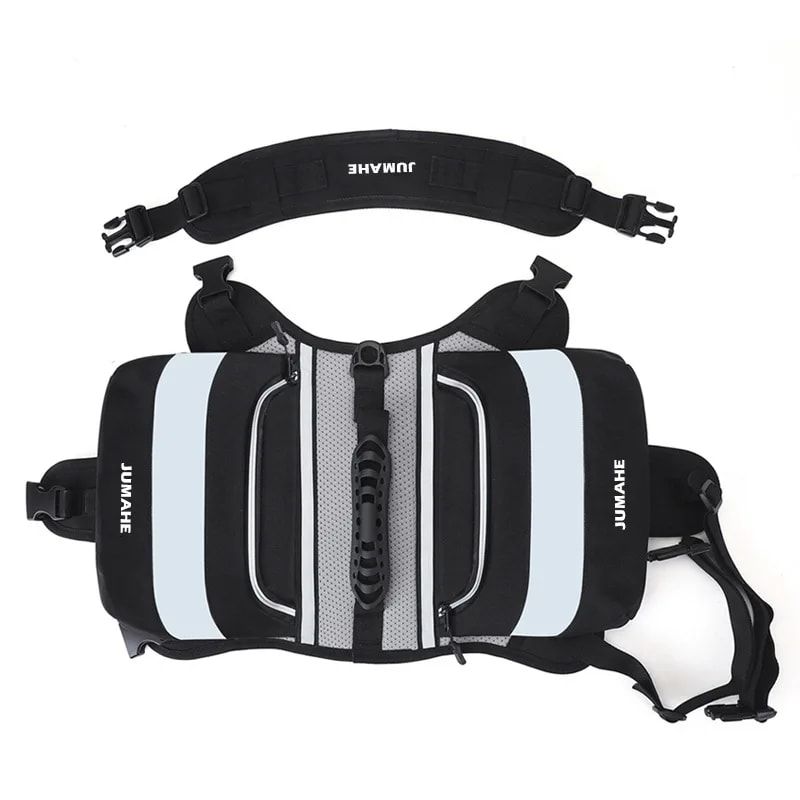 Self-Supporting Dog Backpack Vest with Dual Side Pockets – Hands-Free Canine