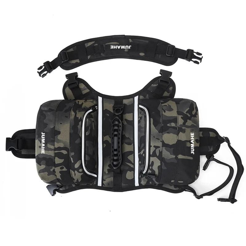 Self-Supporting Dog Backpack Vest with Dual Side Pockets – Hands-Free Canine