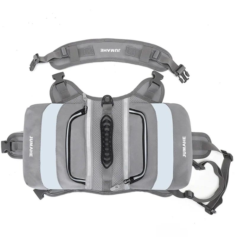 Self-Supporting Dog Backpack Vest with Dual Side Pockets – Hands-Free Canine