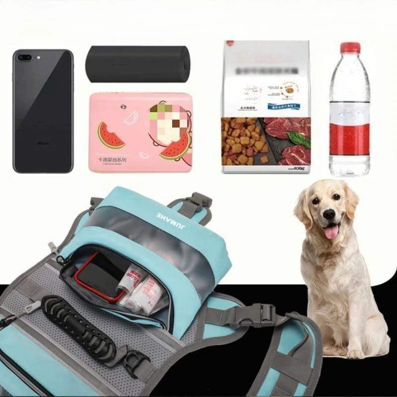 Self-Supporting Dog Backpack Vest with Dual Side Pockets – Hands-Free Canine view 6