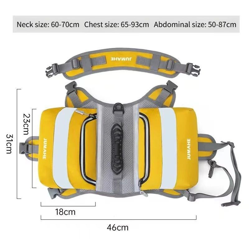 Self-Supporting Dog Backpack Vest with Dual Side Pockets – Hands-Free Canine view 4