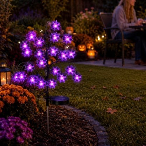 Bring Eerie Charm to Your Outdoor Space with Solar-Powered Halloween Stake view 6