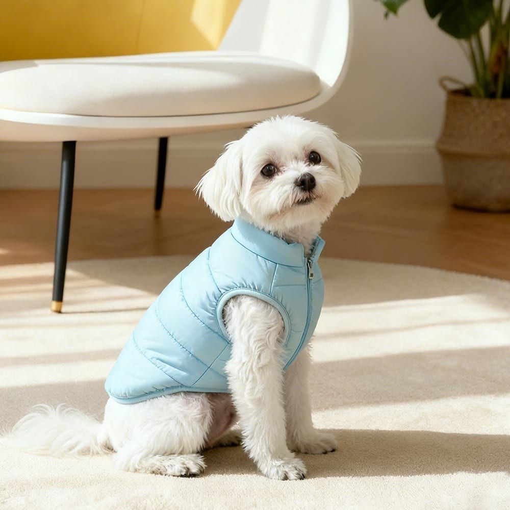 Winter Warm Quilted Vest for Small Pets – Water-Resistant view 9
