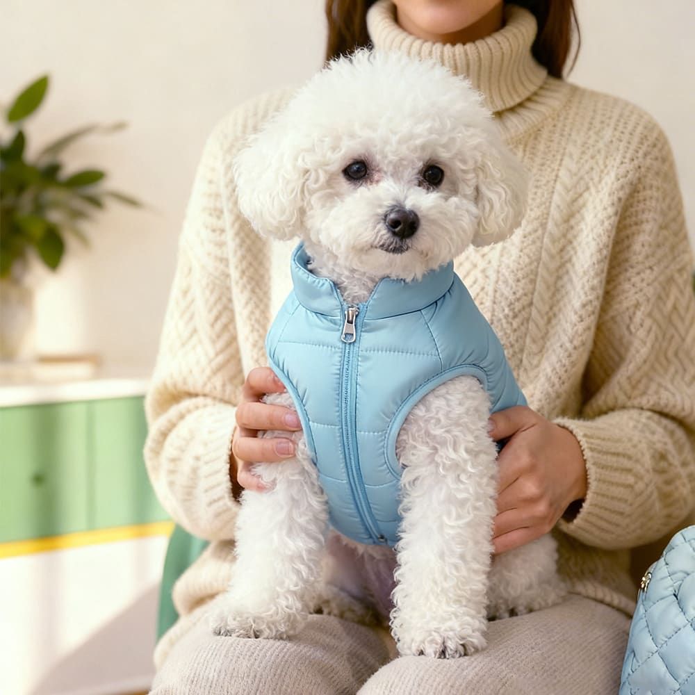 Winter Warm Quilted Vest for Small Pets – Water-Resistant view 12