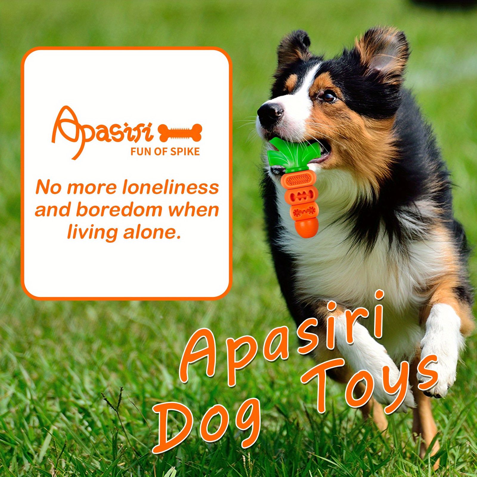 Interactive Carrot-Shaped Dog Chew Toy for Dental Health view 6