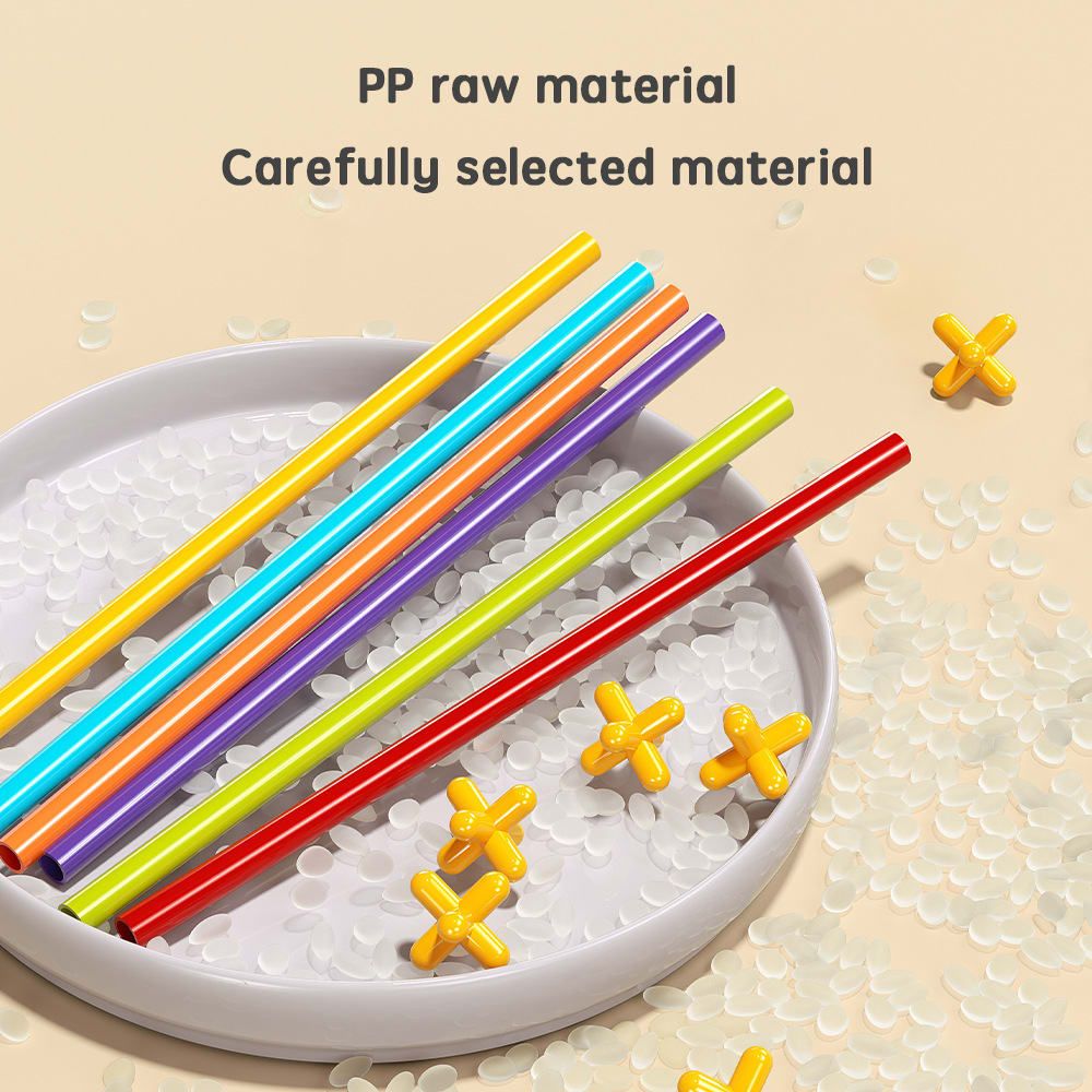 DIY Flexible Straw Building Blocks for Kids Ages 3-6 view 4