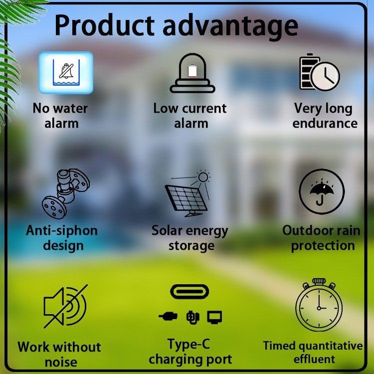 Solar-Powered Automatic Misting Irrigation Kit with Smart Timer view 3