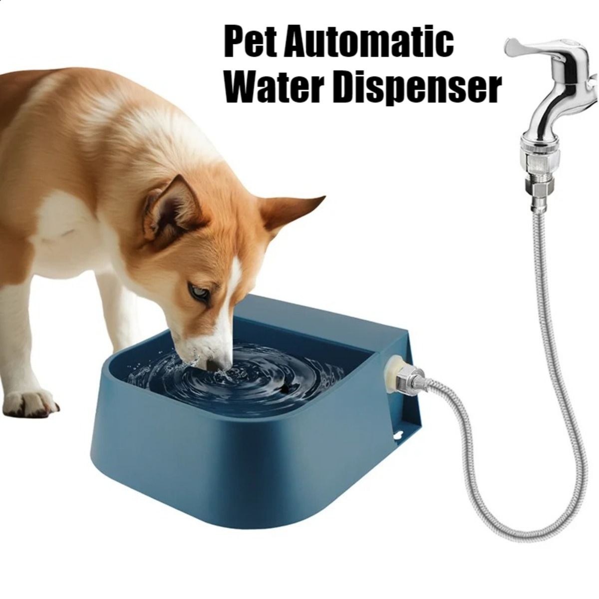 Automatic Pet Water Dispenser with Floating Valve and Hose