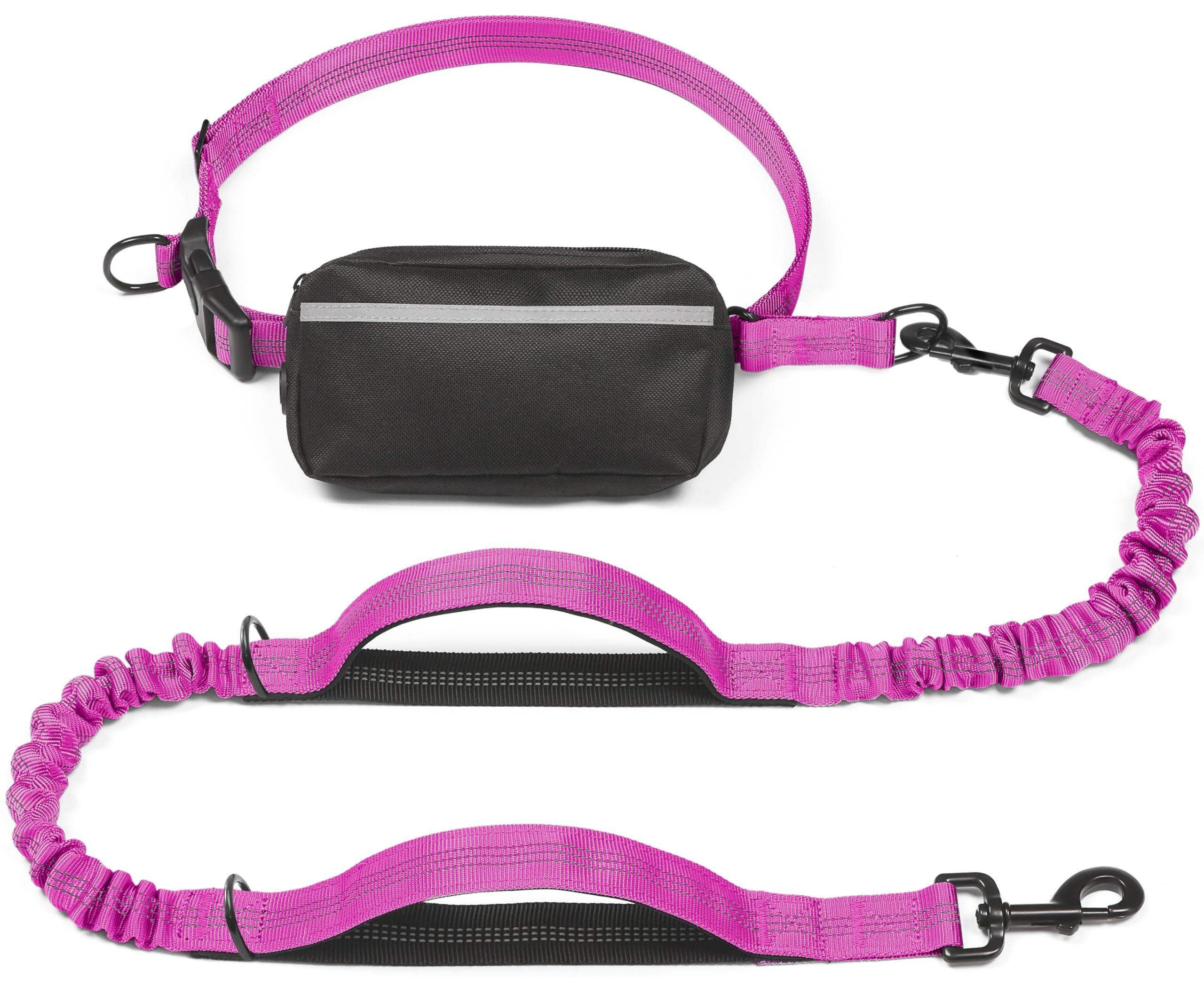 Hands-Free Dog Leash with Waist Belt and Storage Pouch view 11