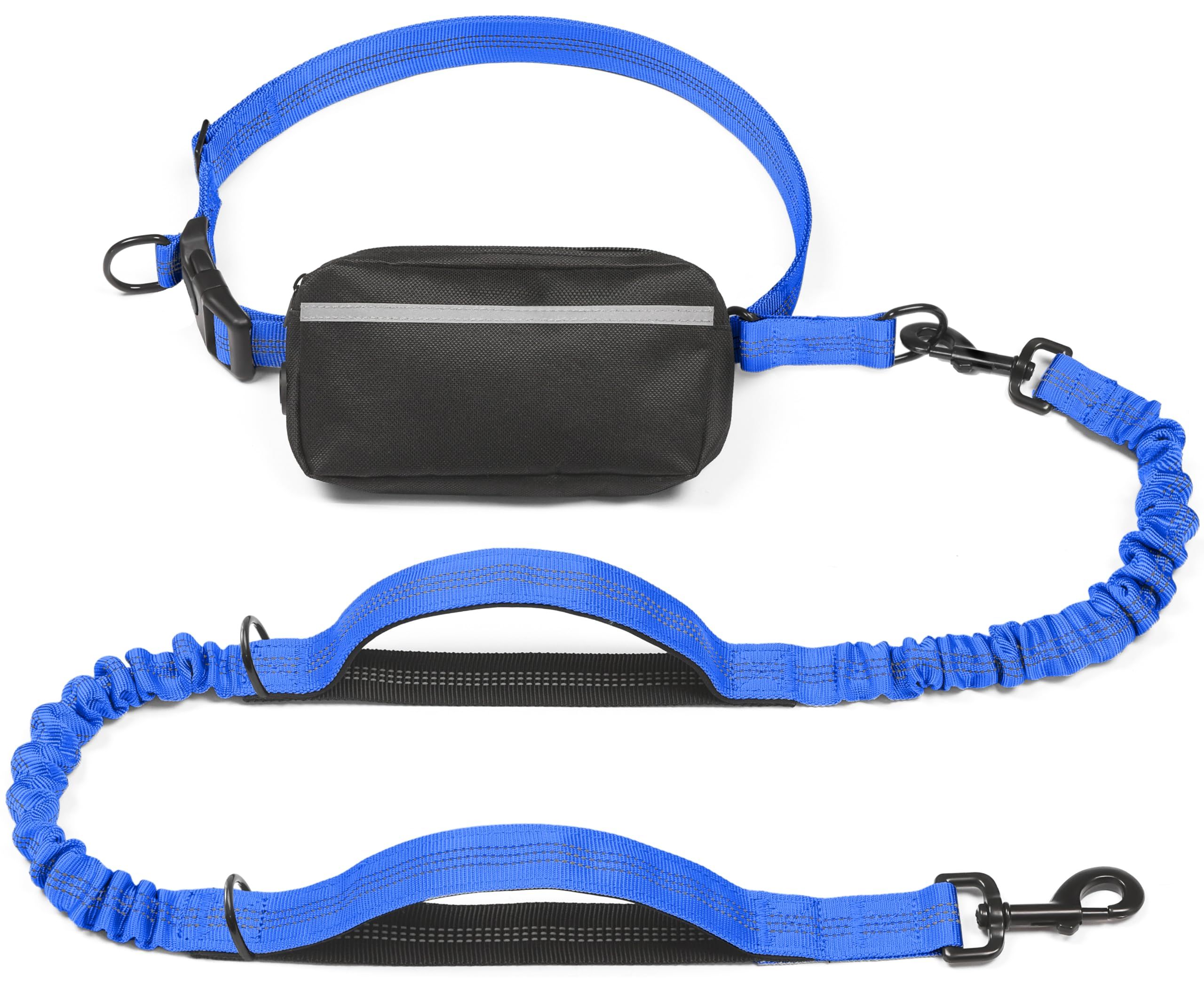 Hands-Free Dog Leash with Waist Belt and Storage Pouch view 13