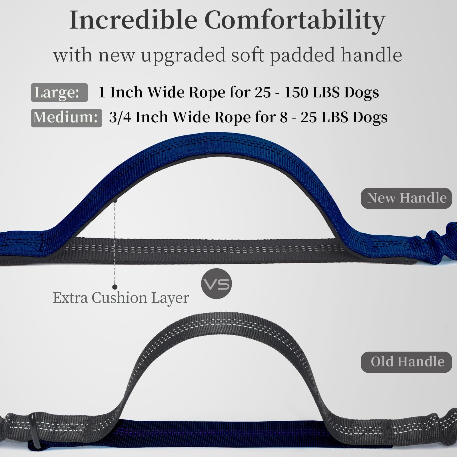 Hands-Free Dog Leash with Waist Belt and Storage Pouch view 4