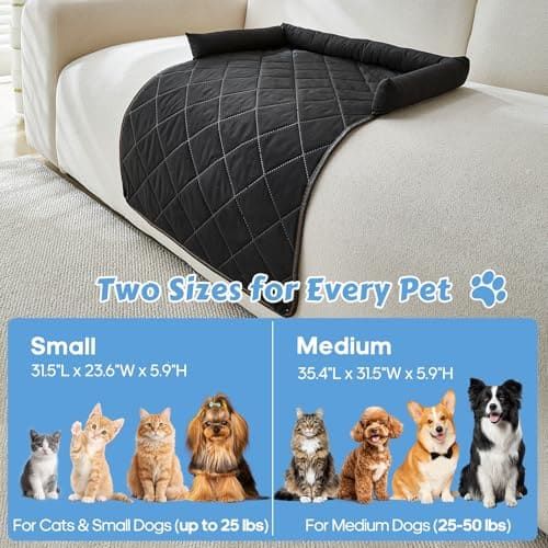 Cooling Pet Mat with Bolster Side Support – Scratch-Resistant view 9