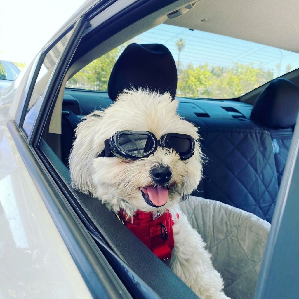 Foldable Pet Sunglasses for Small Dogs and Cats with UV Protection and view 6