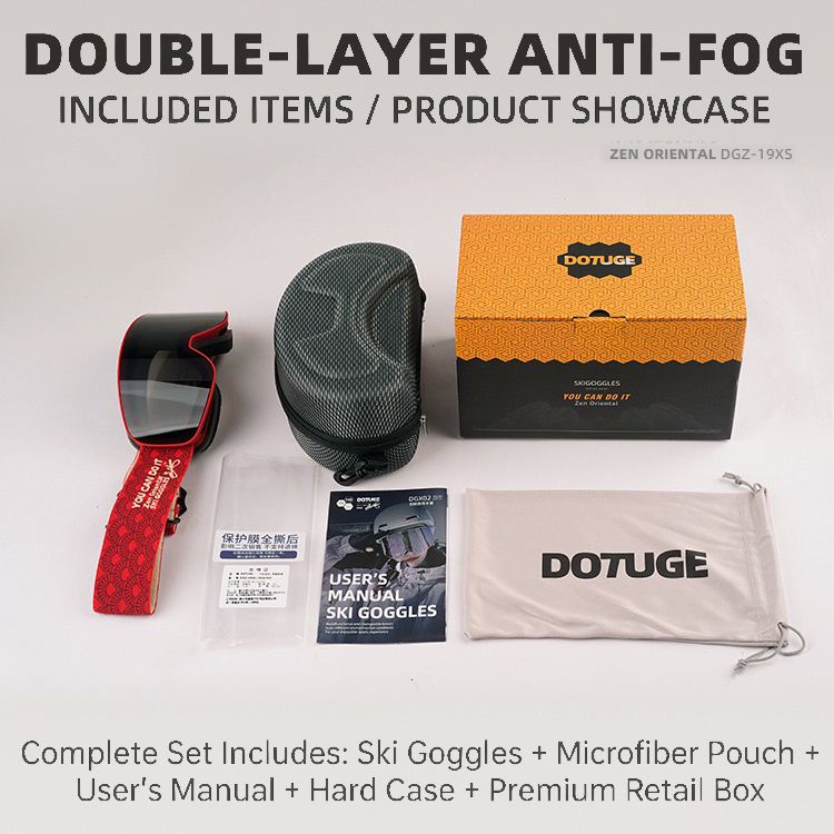 DOTUGE DGZ-Z19XS Series Ski Goggles with Magnetic Quick-Change Lens view 7