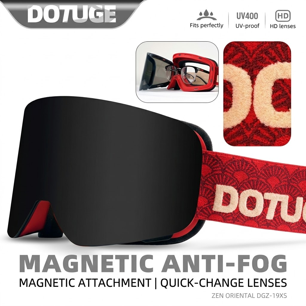 DOTUGE DGZ-Z19XS Series Ski Goggles with Magnetic Quick-Change Lens view 3