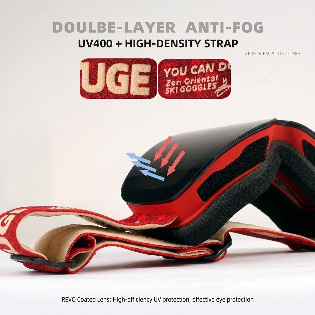 DOTUGE DGZ-Z19XS Series Ski Goggles with Magnetic Quick-Change Lens view 4
