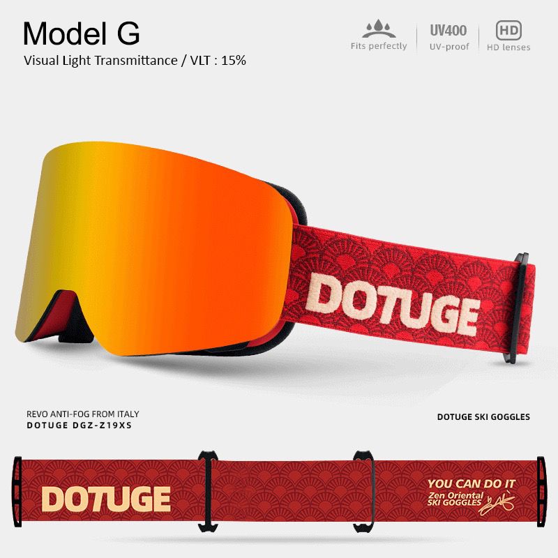 DOTUGE DGZ-Z19XS Series Ski Goggles with Magnetic Quick-Change Lens view 14