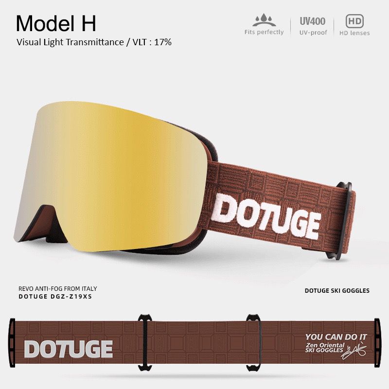DOTUGE DGZ-Z19XS Series Ski Goggles with Magnetic Quick-Change Lens view 15