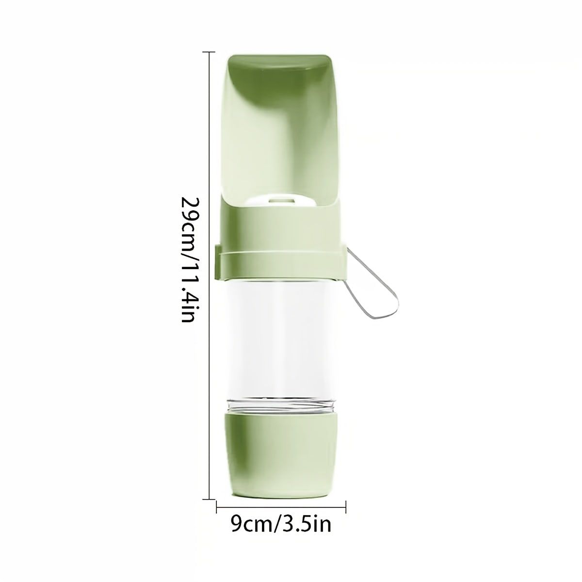 Portable Dog Water Bottle – Leak-Proof Pet Water Dispenser with Food Storage