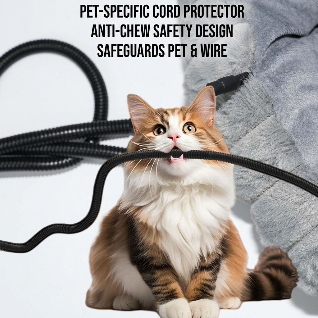 USB-Powered Heated Pet Bed with Plush Fur view 3