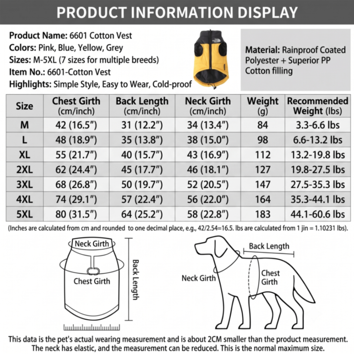 Keep Your Pup Cozy and Visible This Winter – Waterproof view 3