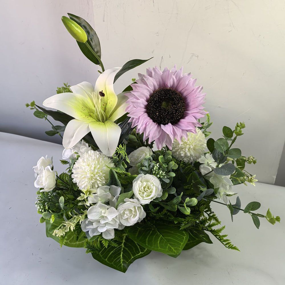 Artificial Lily Floral Arrangement Home Decor Garden Decor Australian Home view 3