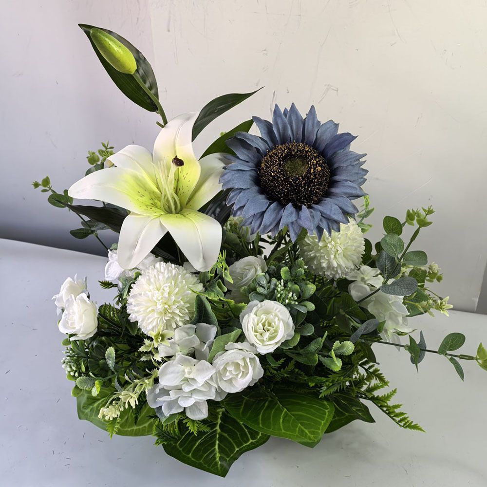 Artificial Lily Floral Arrangement Home Decor Garden Decor Australian Home view 6