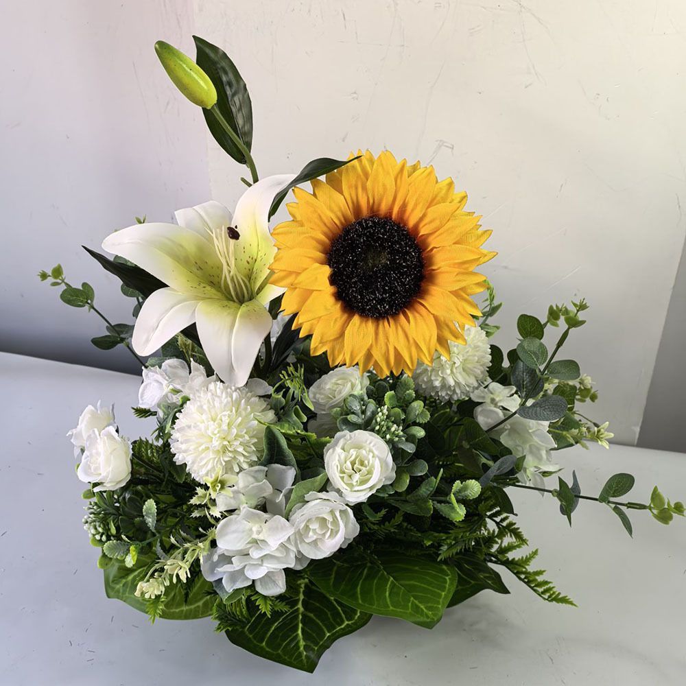 Artificial Lily Floral Arrangement Home Decor Garden Decor Australian Home view 5