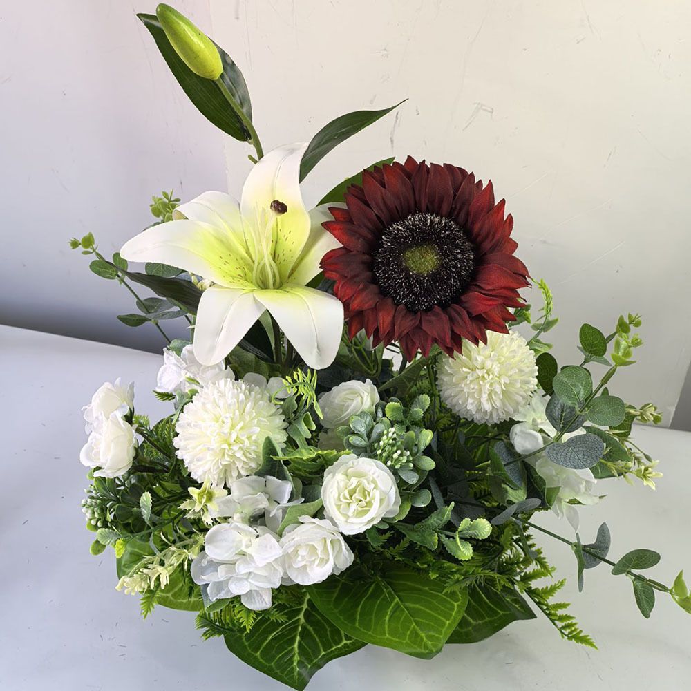 Artificial Lily Floral Arrangement Home Decor Garden Decor Australian Home view 7