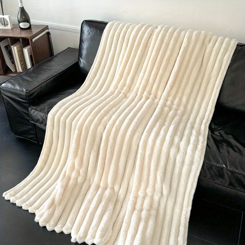 Flannel Sofa Blanket Office Blanket Living Room Throw Comfortable Blanket view 10