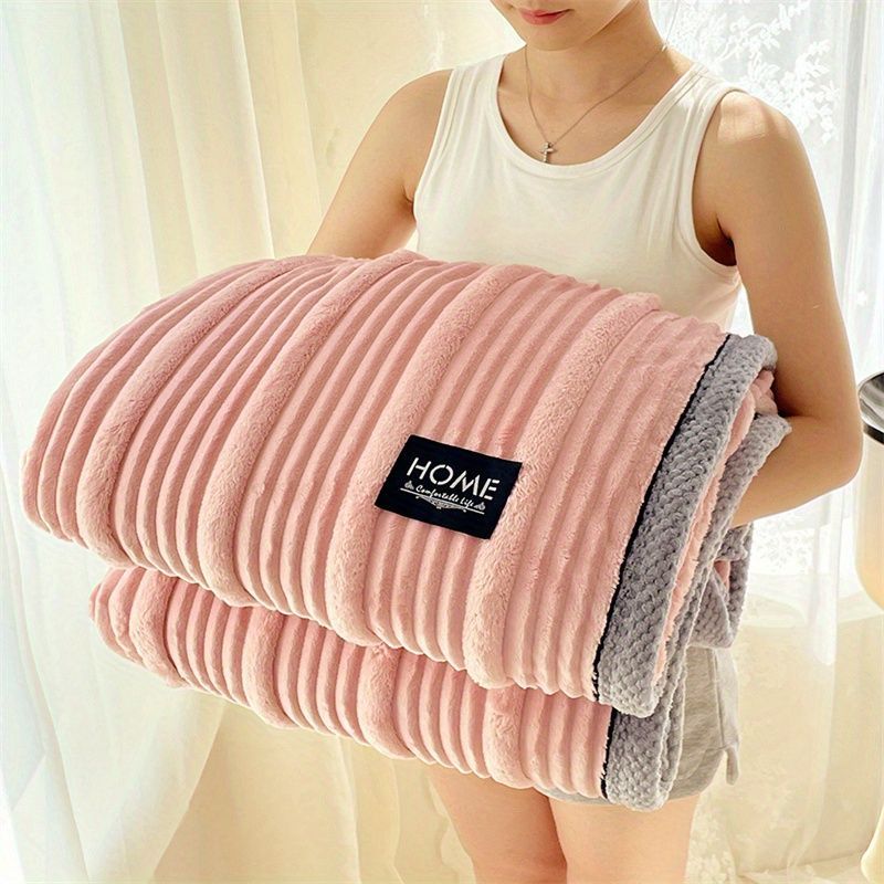 A-Class Rabbit Fur Blanket Soft Blanket Home Decor Blanket Comfortable Blanket view 2