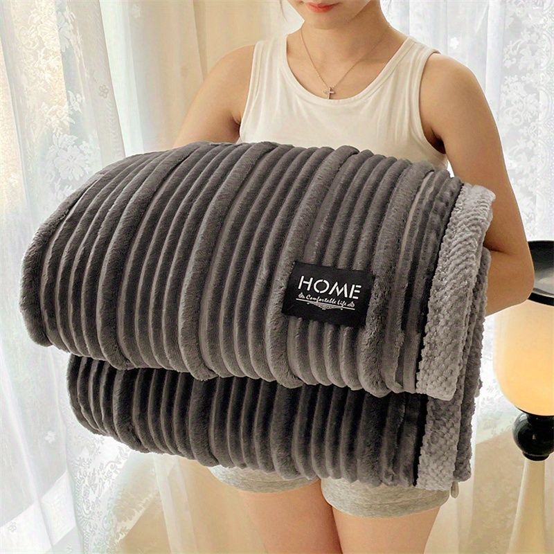 A-Class Rabbit Fur Blanket Soft Blanket Home Decor Blanket Comfortable Blanket view 5