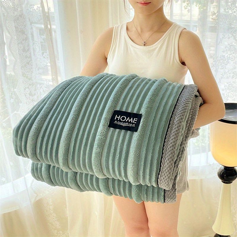 A-Class Rabbit Fur Blanket Soft Blanket Home Decor Blanket Comfortable Blanket view 4