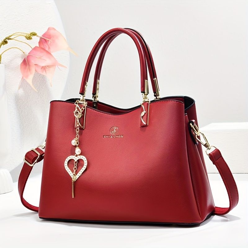Single-Shoulder Handbag Cross-Body Handbag Pink Handbag Stylish Handbag Travel view 6