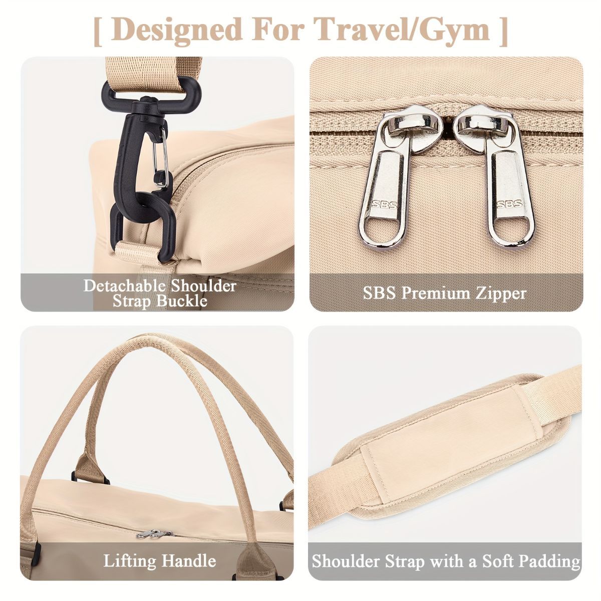 Travel Duffle Bag Small Pouch Travel Accessories Durable Duffle Bag Weekend view 14