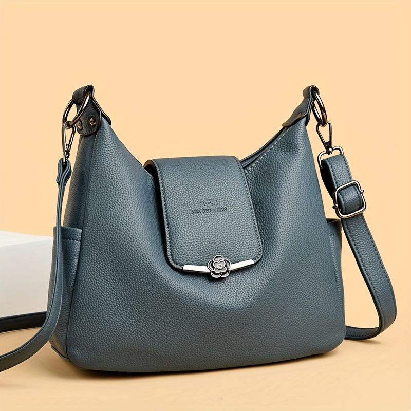 Leather Hobo Bag Shoulder Bag For Women High-Quality Leather Bag Travel view 14