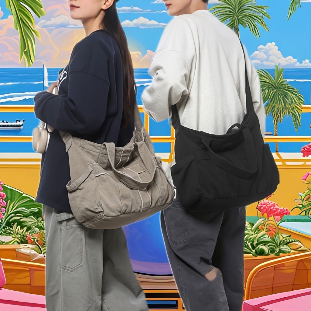 Unisex Bag Cross-Body Bag Shoulder Bag Tote Bag Large Capacity Bag Student Bag view 12