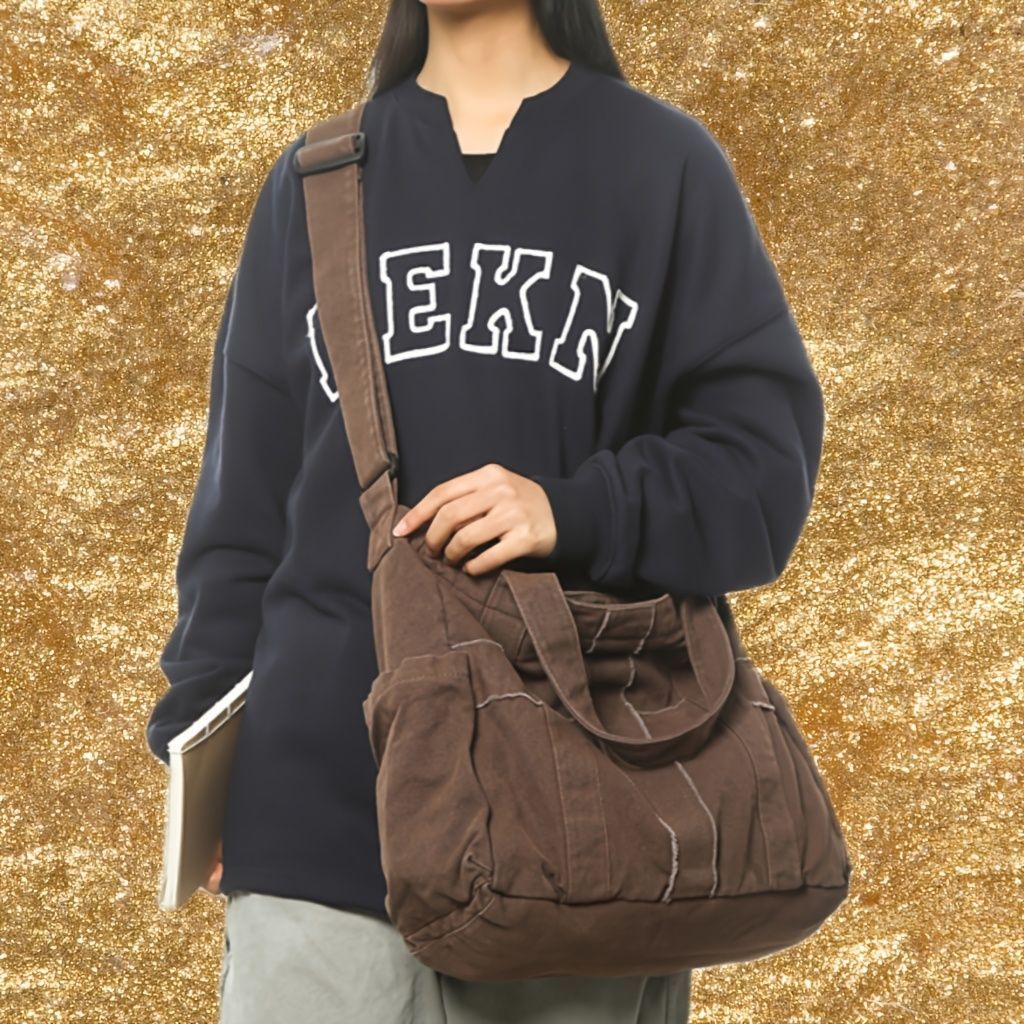 Unisex Bag Cross-Body Bag Shoulder Bag Tote Bag Large Capacity Bag Student Bag view 13