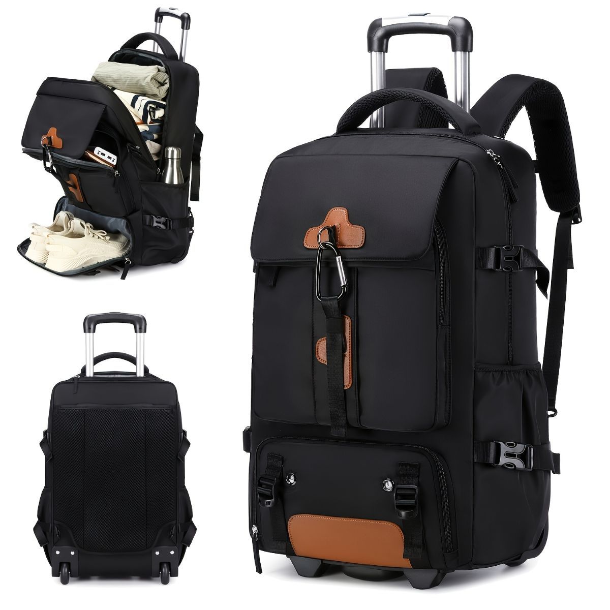 Travel Backpack With Wheels Convertible Backpack Rolling Backpack Australia view 3