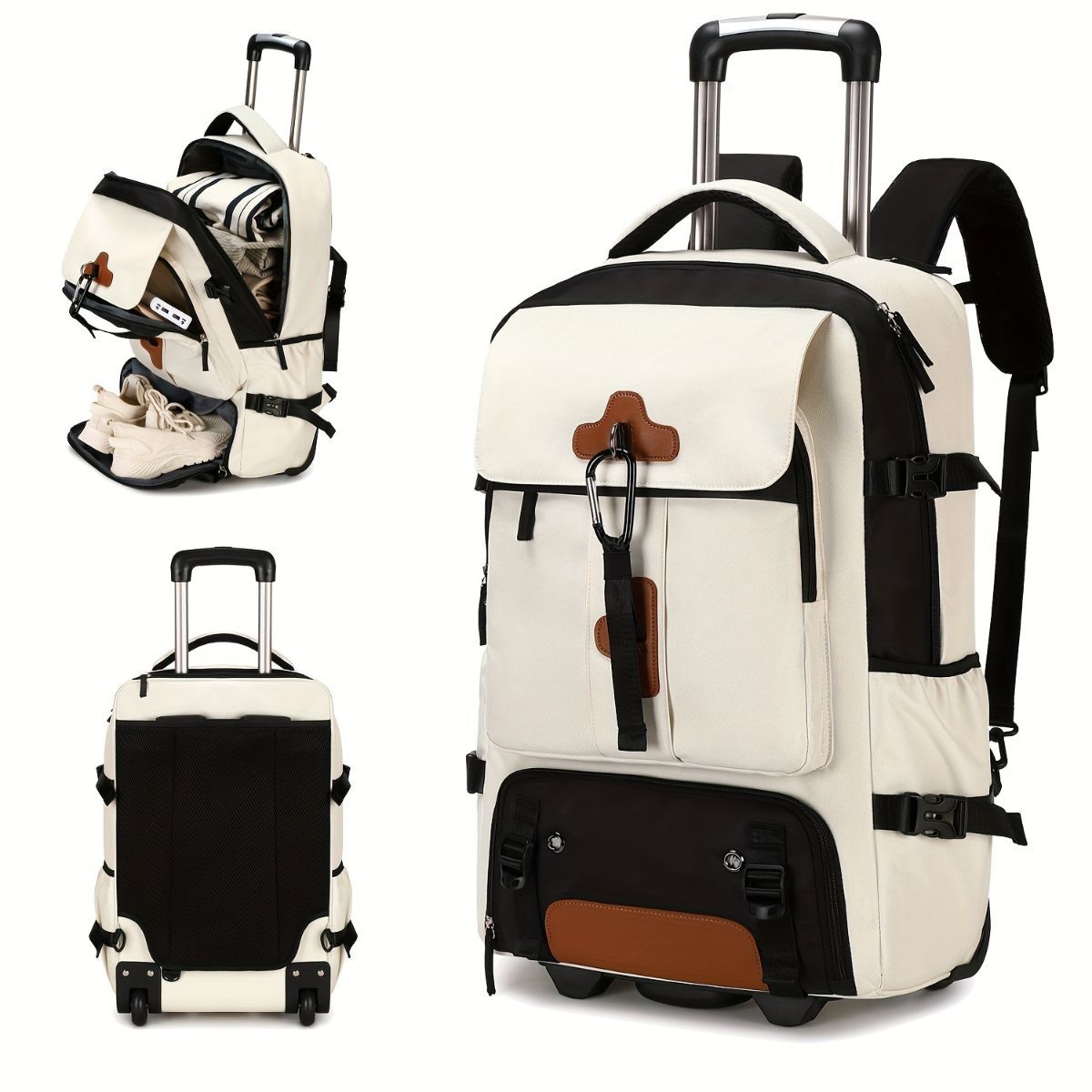 Travel Backpack With Wheels Convertible Backpack Rolling Backpack Australia view 5