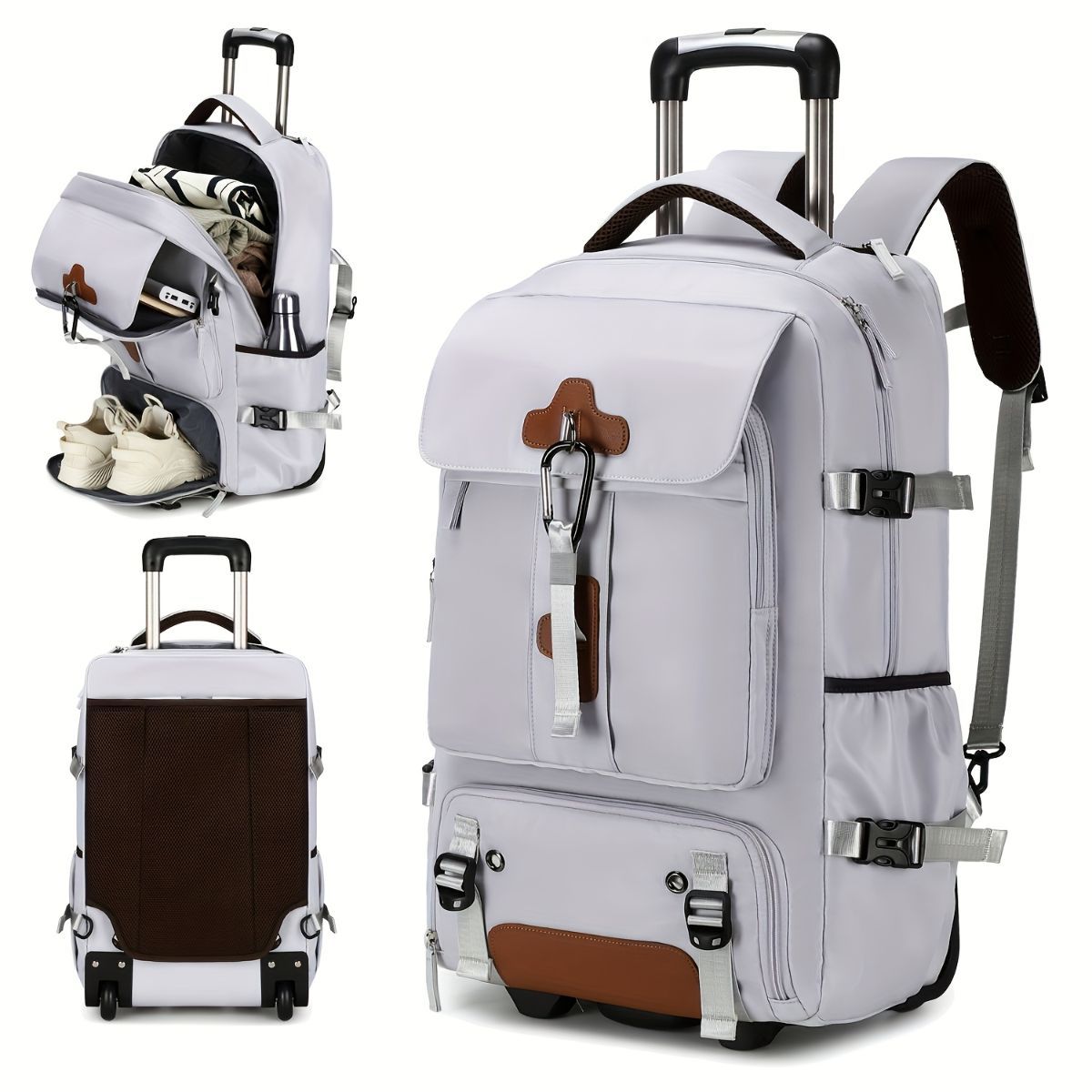 Travel Backpack With Wheels Convertible Backpack Rolling Backpack Australia view 4